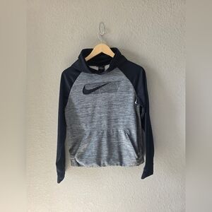 Nike Black and Gray Pullover Hoodie